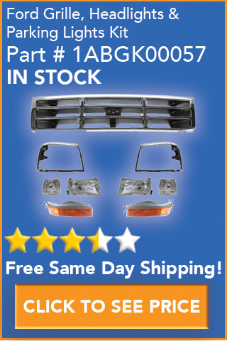 Ford Grille, Headlights & Parking Lights Kit